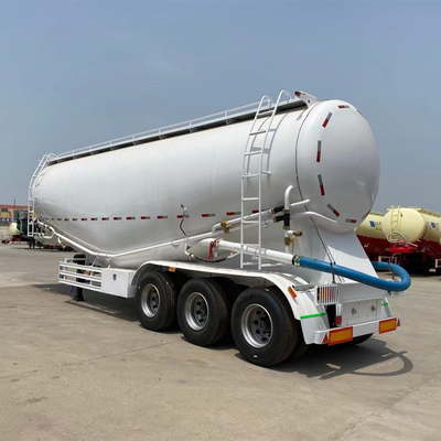 3 Ejes Cimc Cement Bulker Trailer con capacidad de 35m3 40m3 45m3 y 2 transportadores de neumáticos de repuesto