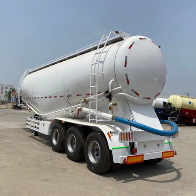 3 Ejes Cimc Cement Bulker Trailer con capacidad de 35m3 40m3 45m3 y 2 transportadores de neumáticos de repuesto
