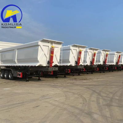 Sistema hidráulico del remolque de descarga para Sinotruk HOWO Camión pesado de transporte de piedra arenisca