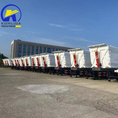 Sistema hidráulico del remolque de descarga para Sinotruk HOWO Camión pesado de transporte de piedra arenisca
