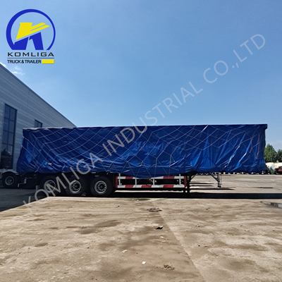 Jost 2.0 o 3.5 pulgadas King Pin 3 Eje 35cbm camión de basura hidráulico de inclinación semirremolque