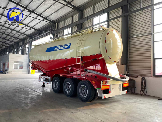 3/4 Ejes de acero 15-40cbm 50 toneladas Cementero a granel para el tanque de camión