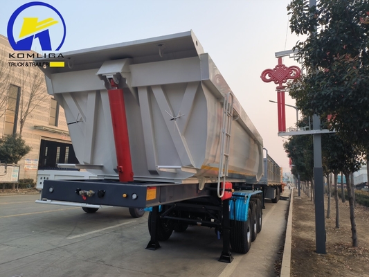 Semi-remolque para materiales de construcción de 3 ejes