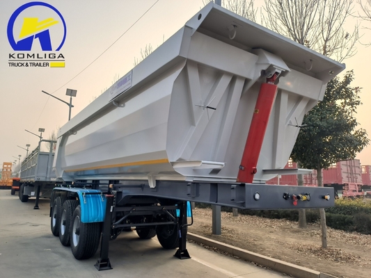 Semi-remolque para materiales de construcción de 3 ejes
