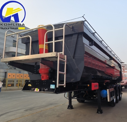 Semi-remolque para materiales de construcción de 3 ejes