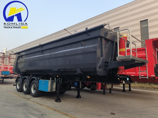 Semi-remolque para materiales de construcción de 3 ejes