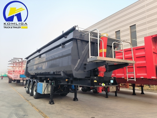 Semi-remolque para materiales de construcción de 3 ejes