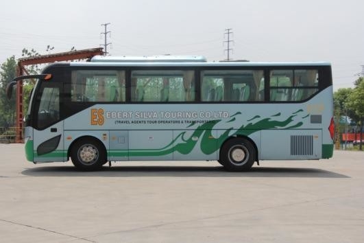 Transmisión manual 2023 40 asientos Autobús Rhd LHD para África Uganda Zimbabwe Zambia