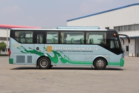 Transmisión manual 2023 40 asientos Autobús Rhd LHD para África Uganda Zimbabwe Zambia