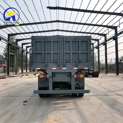 Semi-remolque de 3 ejes con remolque lateral, tractor con remolque de inclinación y sistema de frenado antibloqueo ABS